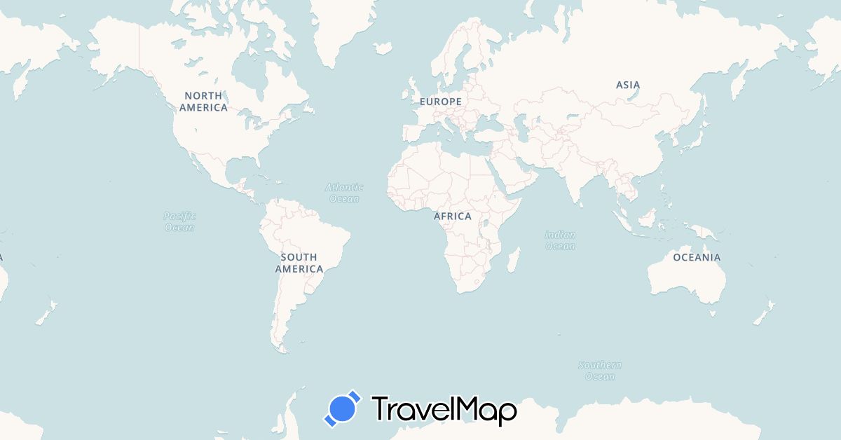 TravelMap itinerary: driving, boat in Canada (North America)